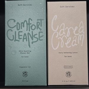 Soft Services Comfort Cleanse Shower Gel and Care Cream Set